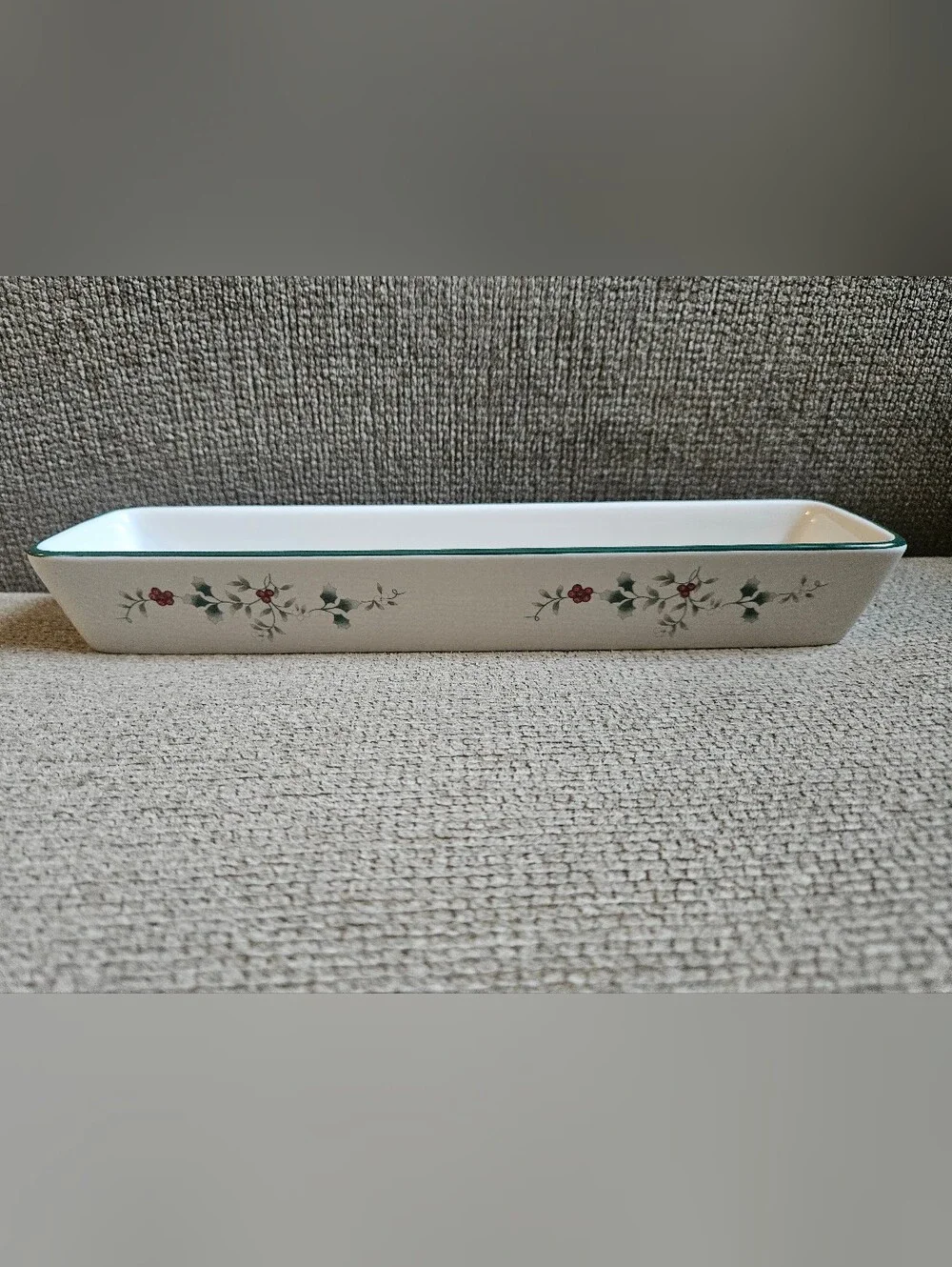 Pfaltzgraff Winterberry Modular Narrow Ceramic Tray